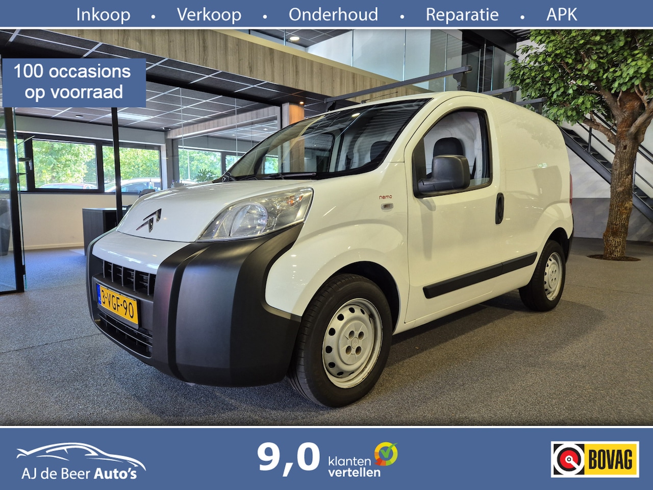 Citroën Nemo - 1.4 HDi Trekhaak | Airco | Dakdragers 3x | Nette auto - AutoWereld.nl