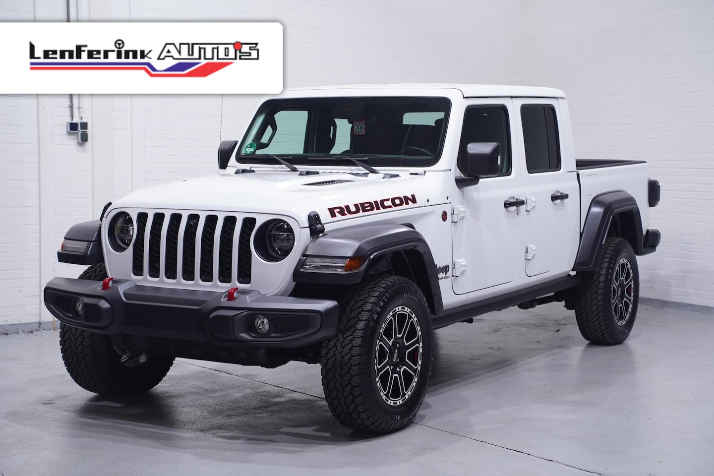 Jeep Gladiator - 3.6 V6 285 pk Rubicon Grijs Kenteken 2-Zits Navi Leder Zwart, Adapt. Cruise, Targa Dak, Tr - AutoWereld.nl