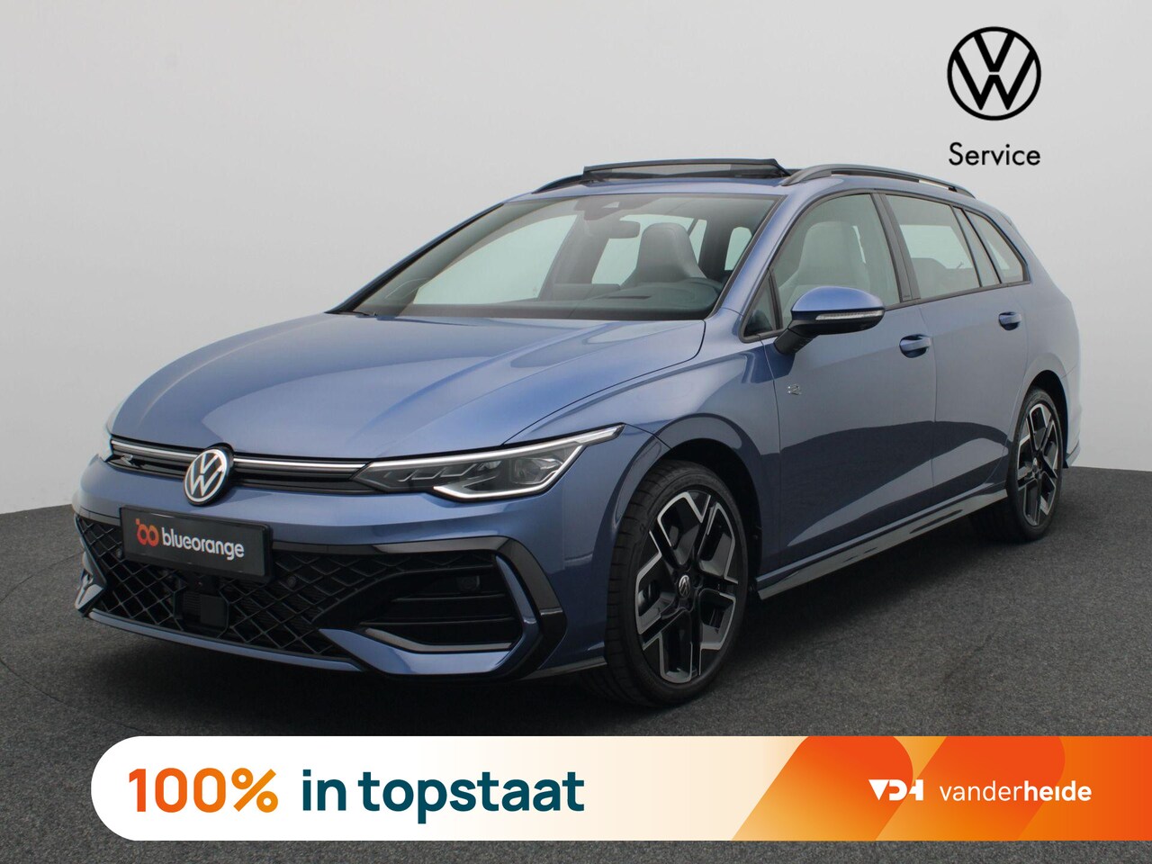 Volkswagen Golf Variant - 1.5 eTSI R-Line Edition 150PK matrix led, trekhaak, panoramadak, keyless, stoelventilatie - AutoWereld.nl
