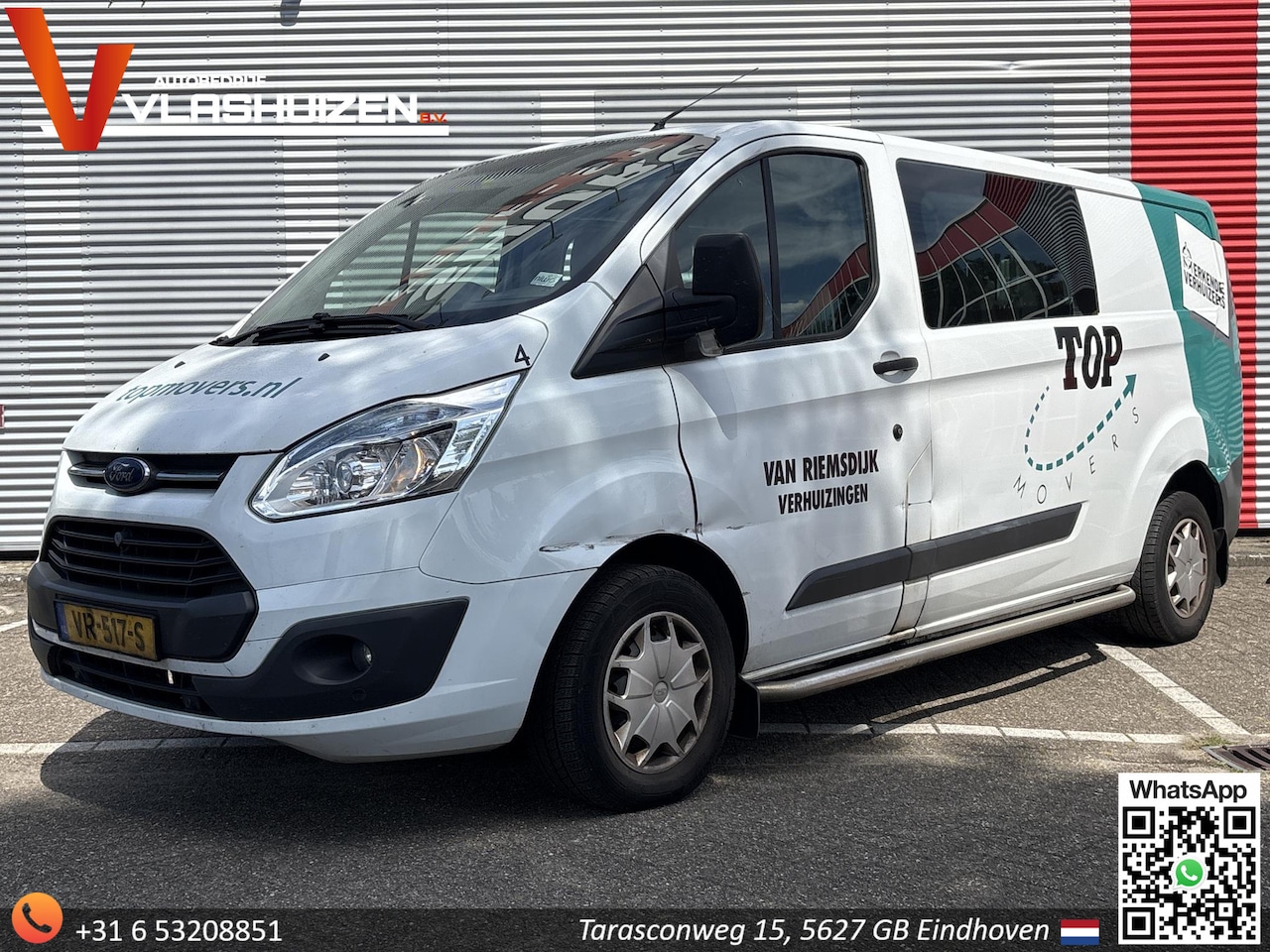 Ford Transit Custom - 290 2.2 TDCI L2H1 Trend Dubbel Cabine | € 5.950,- NETTO! | Bijrijdersbank | Airco | Cruise - AutoWereld.nl