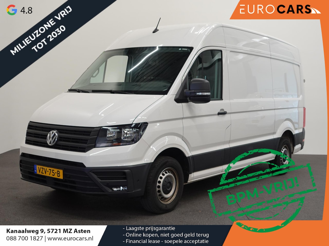 Volkswagen Crafter - 30 2.0 TDI L3H3 Highline 177PK Automaat Airco Navi  Camera Trekhaak - AutoWereld.nl