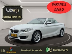BMW 2-serie Cabrio - 220i|184PK|NL AUTO|82DKM|Leder|AUT|Led|