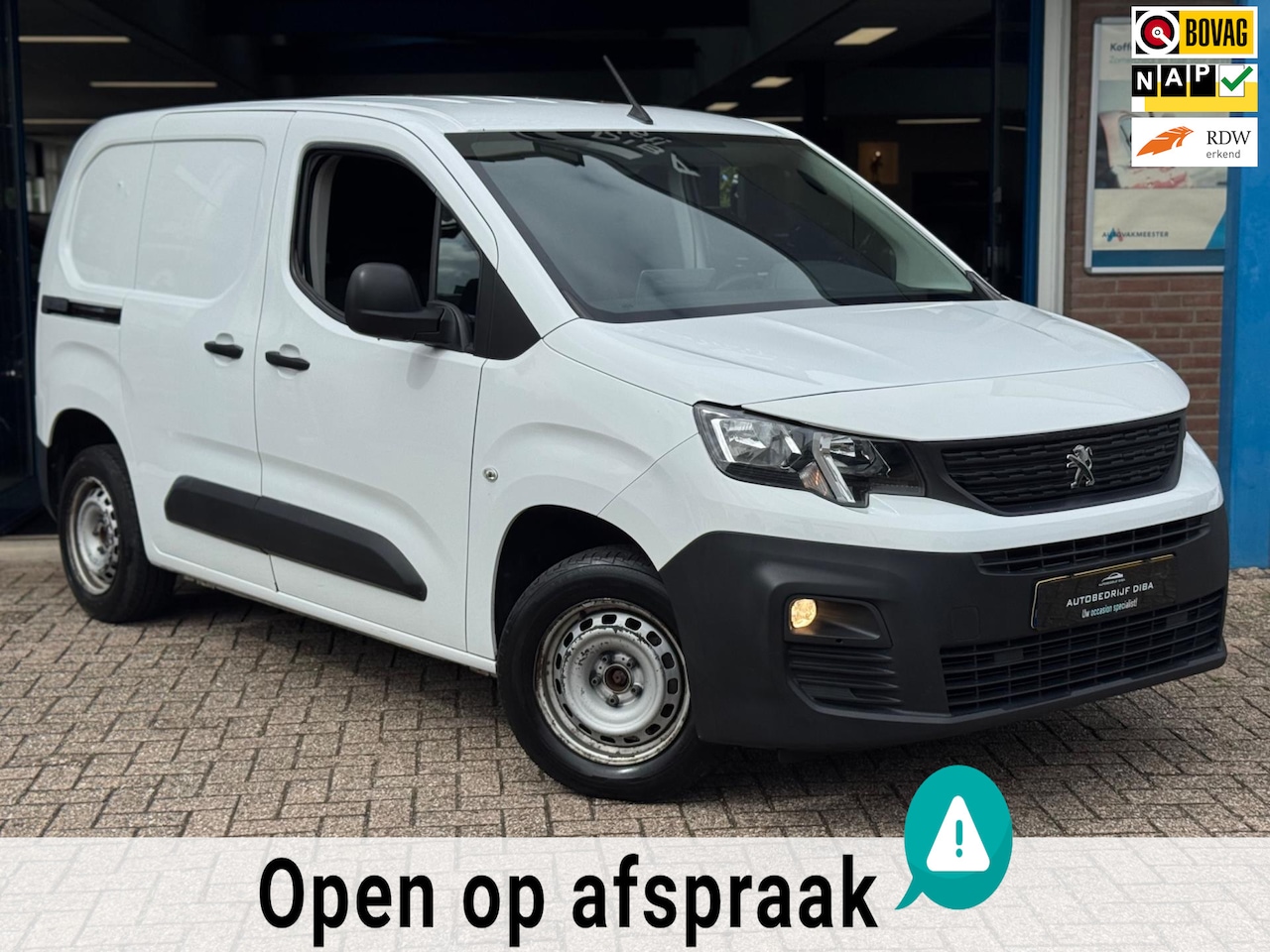 Peugeot Partner - 1.5 BlueHDI Premium 2020 Airco BTW 1e Eig - AutoWereld.nl