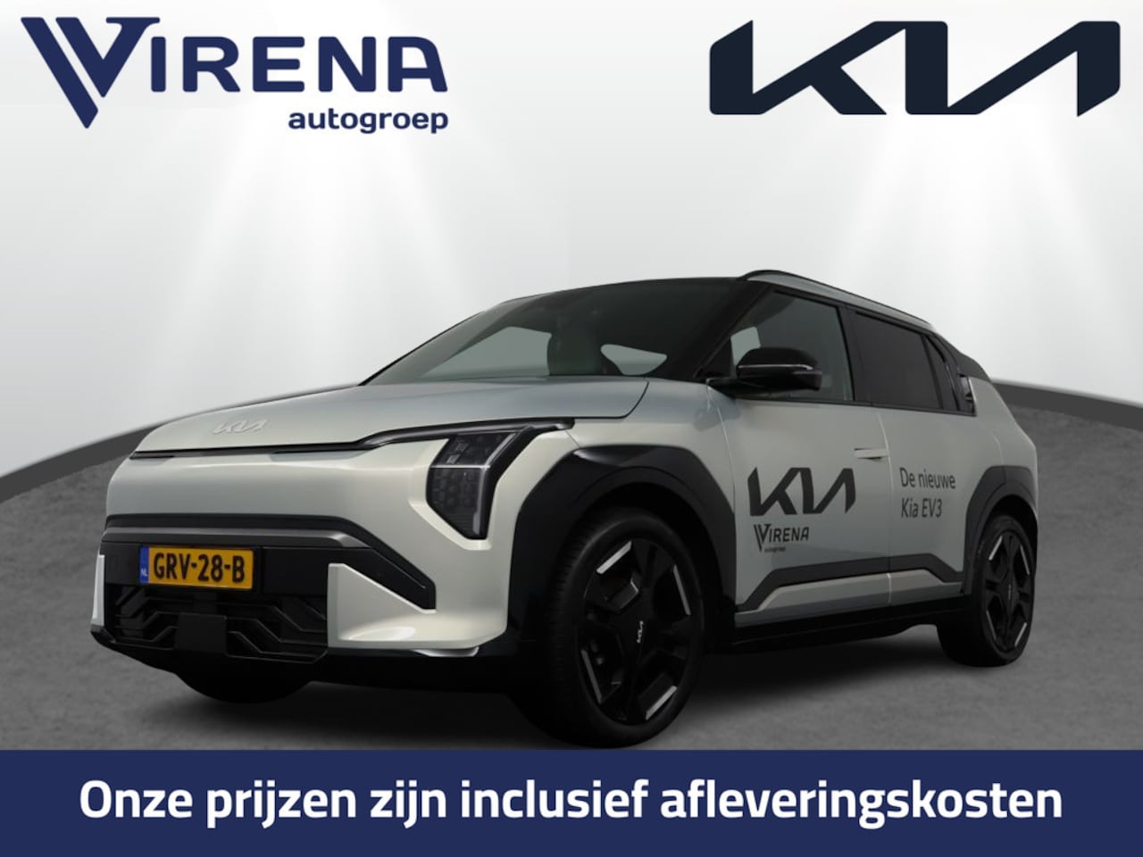 Kia EV3 - GT-Line 81.4 kWh - DEMO - Draadloze Apple CarPlay / Android Auto - Stoel en stuurwiel verw - AutoWereld.nl
