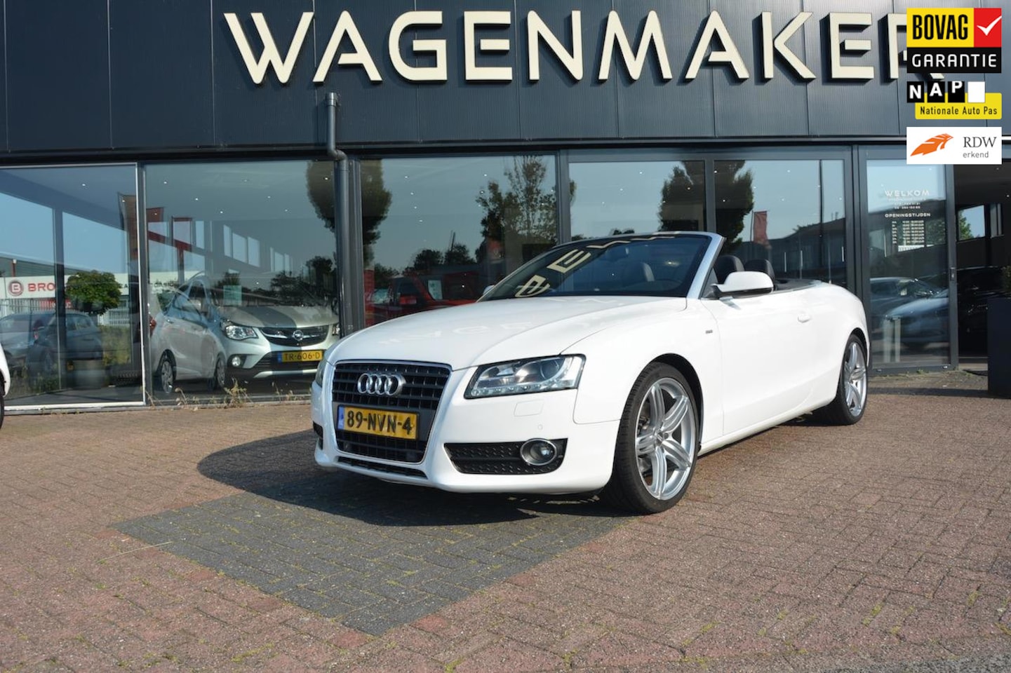 Audi A5 Cabriolet - 2.0 TFSI AUT|Clima|Cruise|NAV|LED|DealerOH - AutoWereld.nl