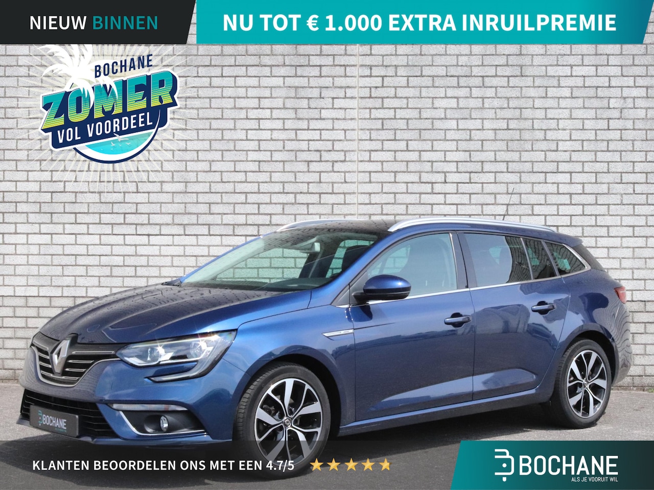 Renault Mégane Estate - 1.3 TCe Bose | Trekhaak 1.700kg Trekgewicht | Schuif-/kanteldak | Apple CarPlay / Android - AutoWereld.nl