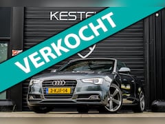 Audi A5 Cabriolet - 1.8 TFSI 3x S-LINE JD 240 PK/1E EIG/ONDERH/B&O/STOEL+NEKVERW/CRUISE/ALARM/AKOUSTISCHE KAP/
