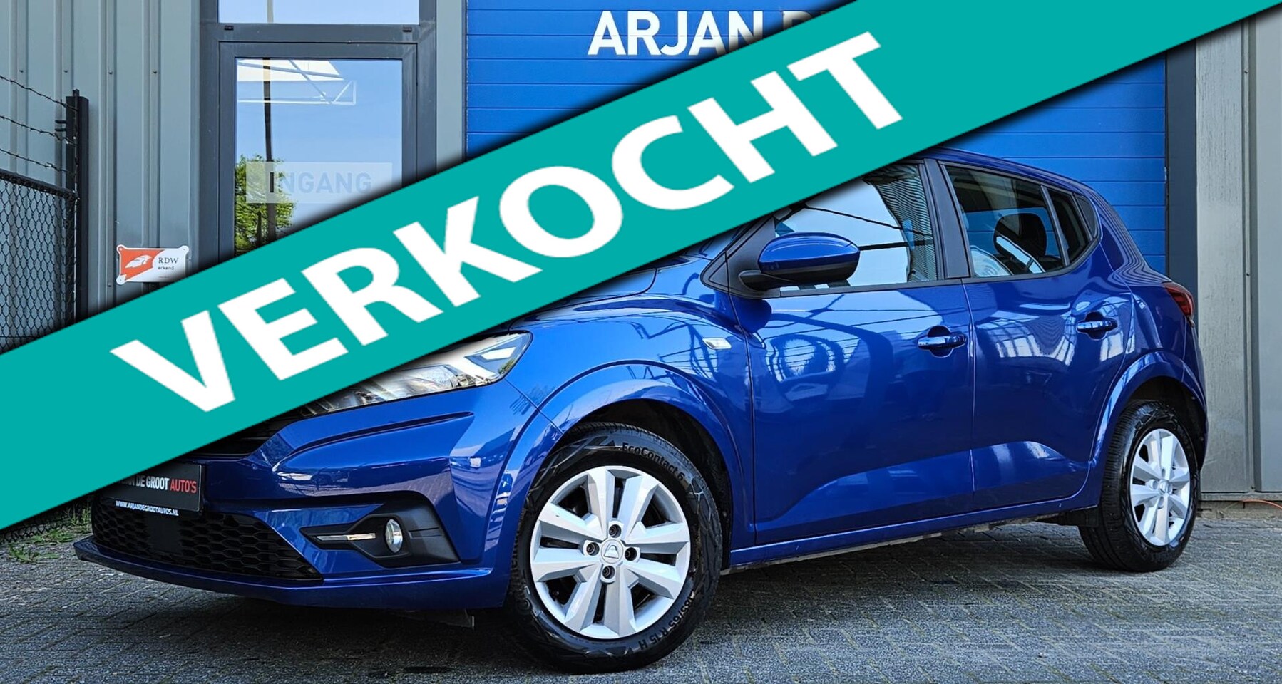 Dacia Sandero - 1.0 5Drs Airco Cruise Bleutooth Led verlichting 2022! - AutoWereld.nl
