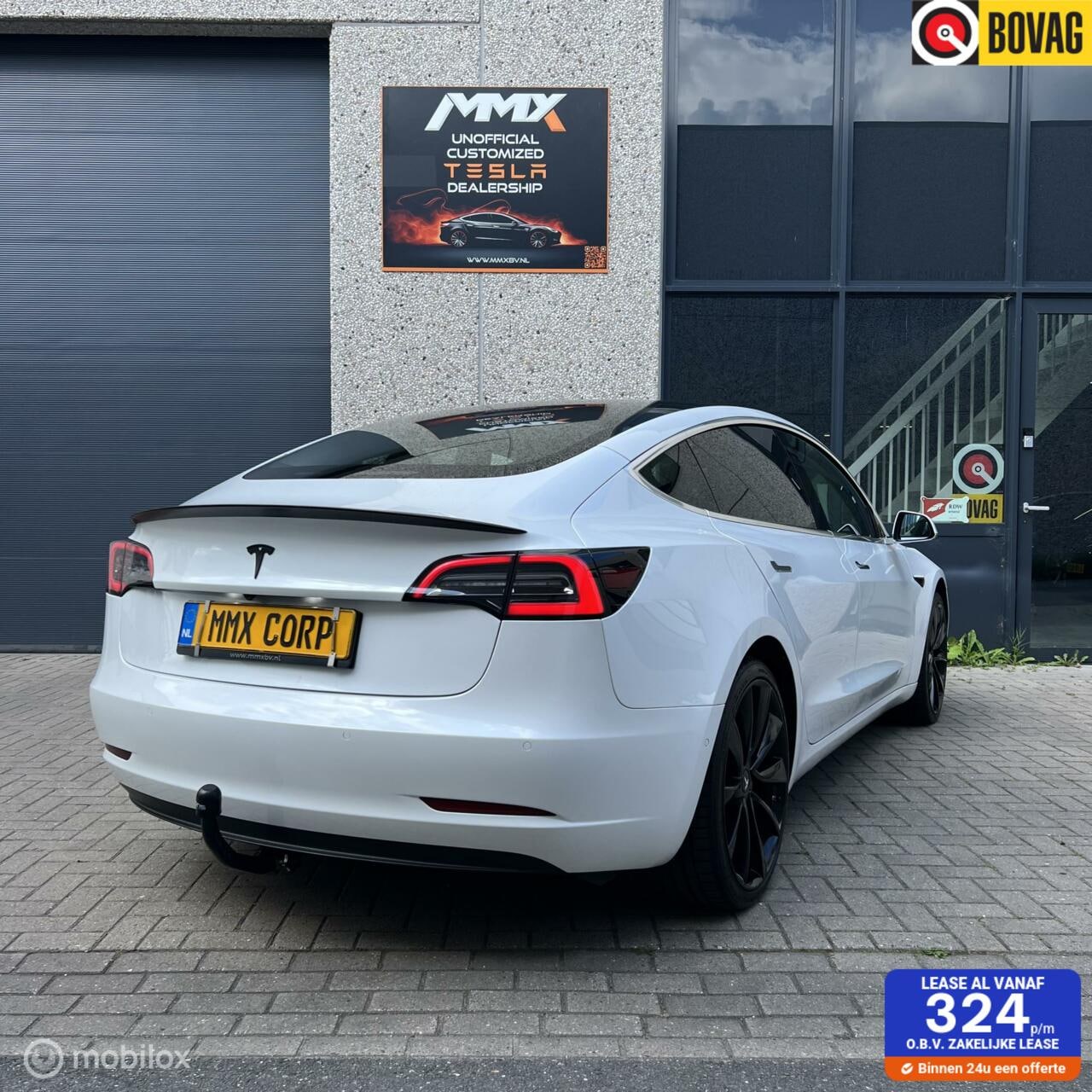 Tesla Model 3 - Long Range RWD Long Range AWD 78 kWh Wit 2019 TREKHAAK - AutoWereld.nl