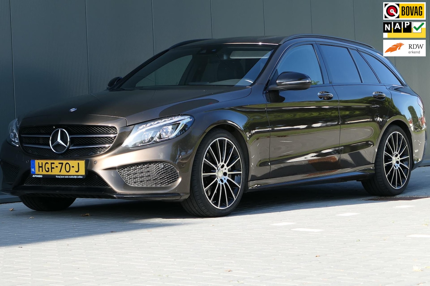 Mercedes-Benz C-klasse Estate - 250 Prestige AMG Leder Navi LED Cruise Clima - AutoWereld.nl