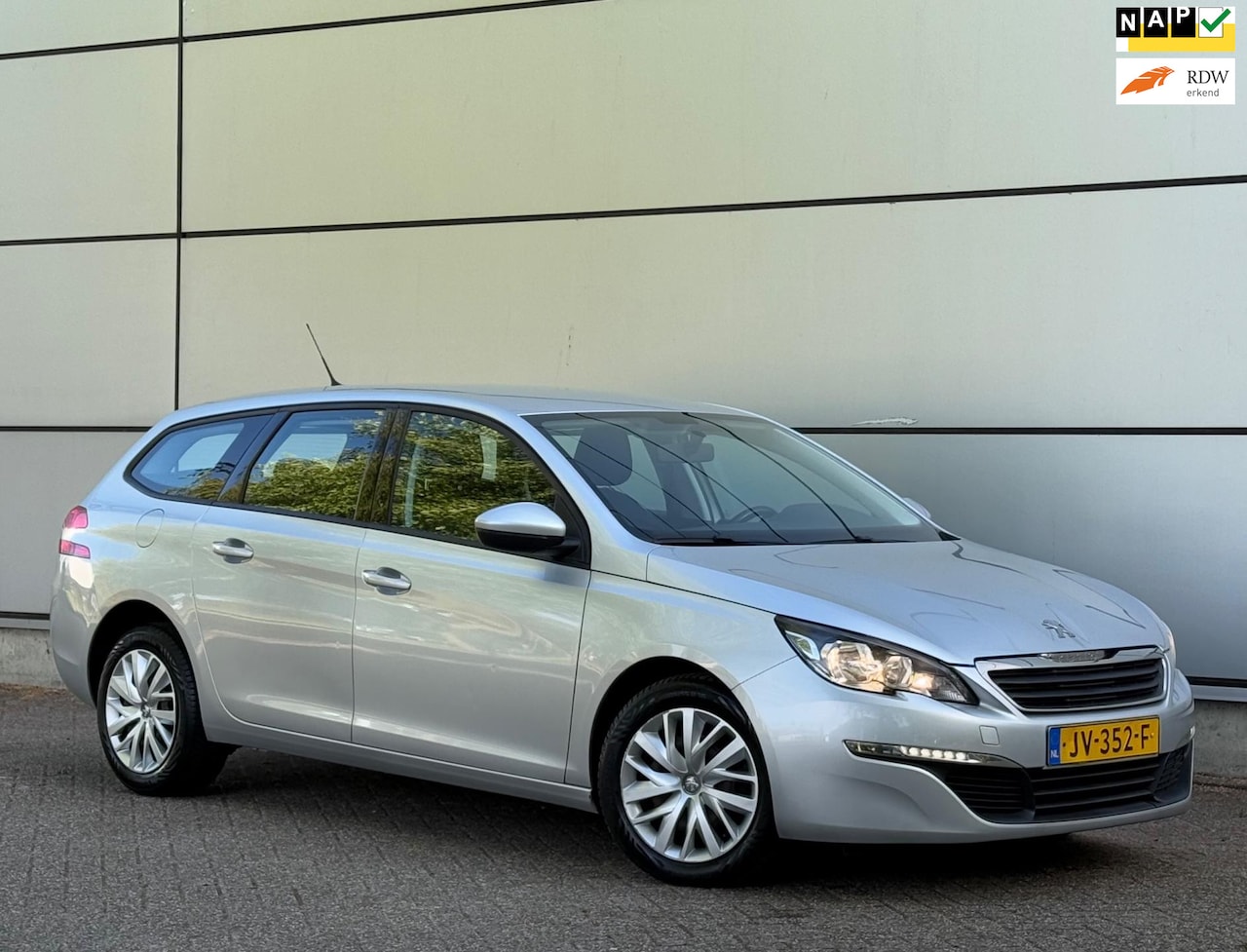 Peugeot 308 SW - 1.2 PureTech Blue Lease Led |Navi |Park Sensor |Clima |Stuurbed |Trekhaak |Nap |Boekjes - AutoWereld.nl