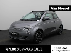 Fiat 500 C - 500e La Prima 42 kWh | Lederen Bekleding | Navigatie | Camera |