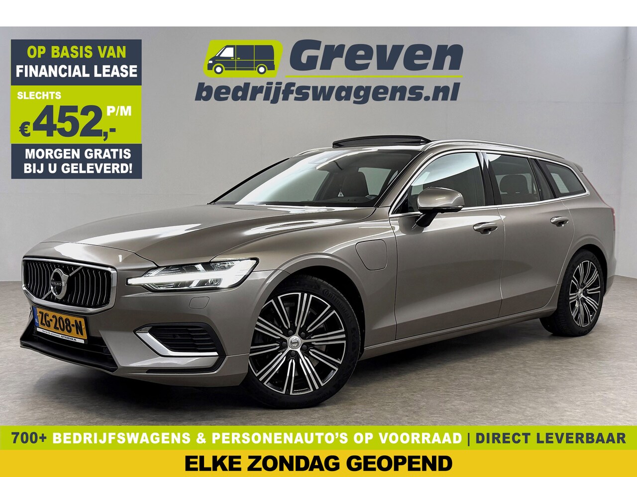 Volvo V60 - 2.0 T8 Twin Engine AWD Inscription 304PK Pano Harman/Kardon Trekhaak Memory Head-up LED Vi - AutoWereld.nl