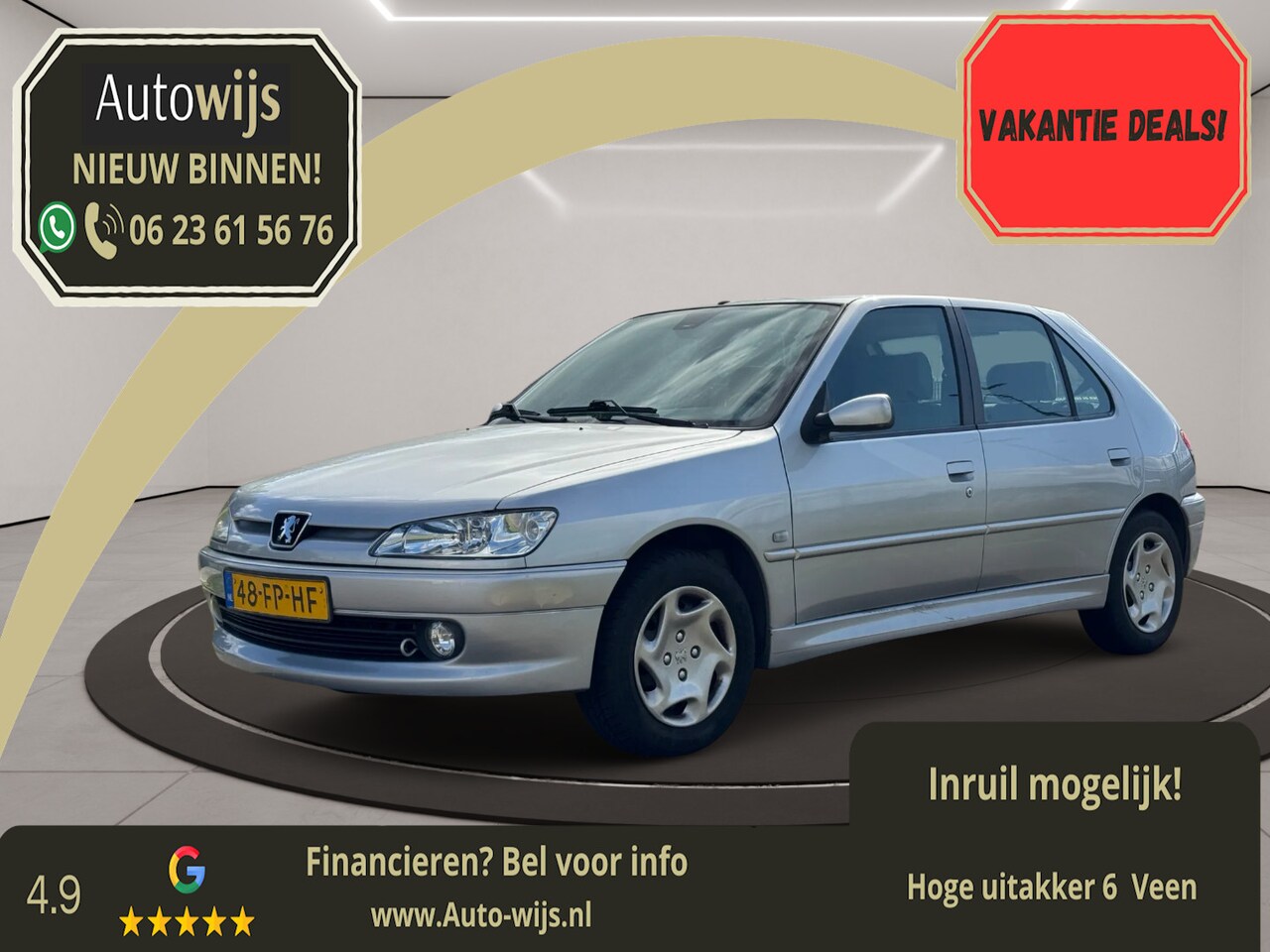 Peugeot 306 - 1.6 XT|Airco|NIEUWE APK|5-DEU|NL AUTO - AutoWereld.nl