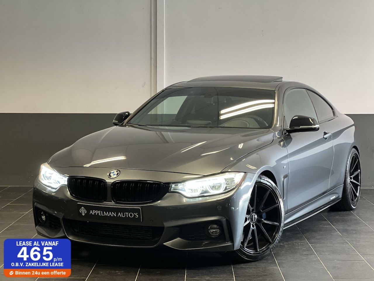 BMW 4-serie Coupé - 435i xDrive High Executive | HUD | Schuifdak | H&K | M-Sport | - AutoWereld.nl