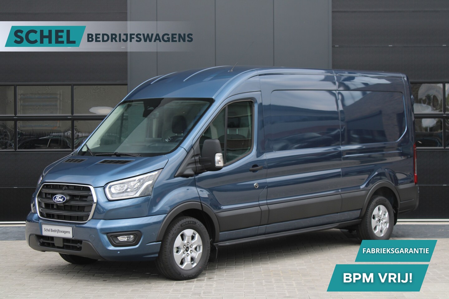 Ford Transit - 350 2.0 TDCI L3H2 Limited 165pk - Adaptive Cruise - Luchtvering - Blind Spot - 360 camera - AutoWereld.nl
