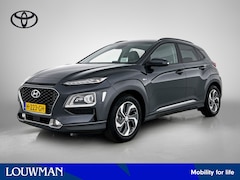Hyundai Kona - 1.6 GDI HEV Premium | Leder| stoelverwarming |Android Auto-Apple carplay | DAB| trekhaak|