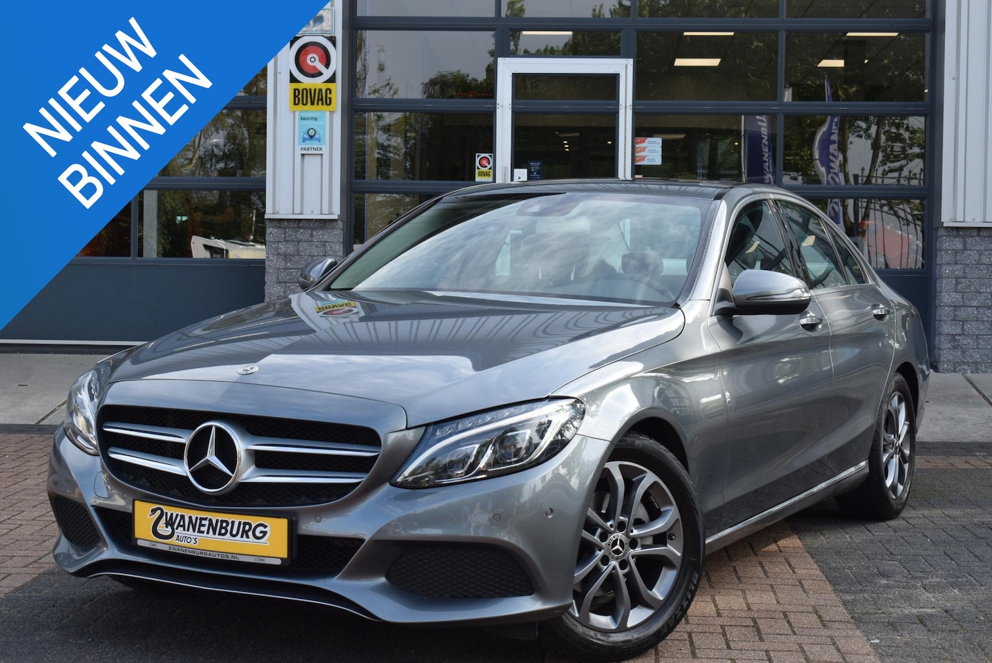 Mercedes-Benz C-klasse - 180 Sport Edition Upgrade Navi Opendak Airco Km 86.500!! - AutoWereld.nl