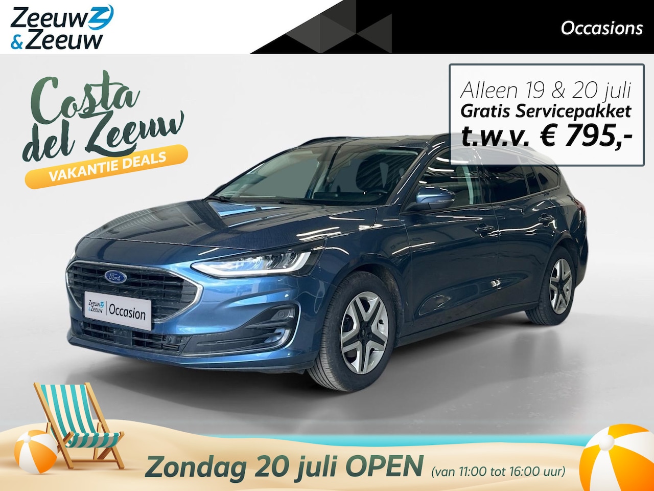 Ford Focus Wagon - 1.0 EcoBoost Connected 125pk | Stoel- stuur en voorruitverwarming | Navigatie via Apple Ca - AutoWereld.nl