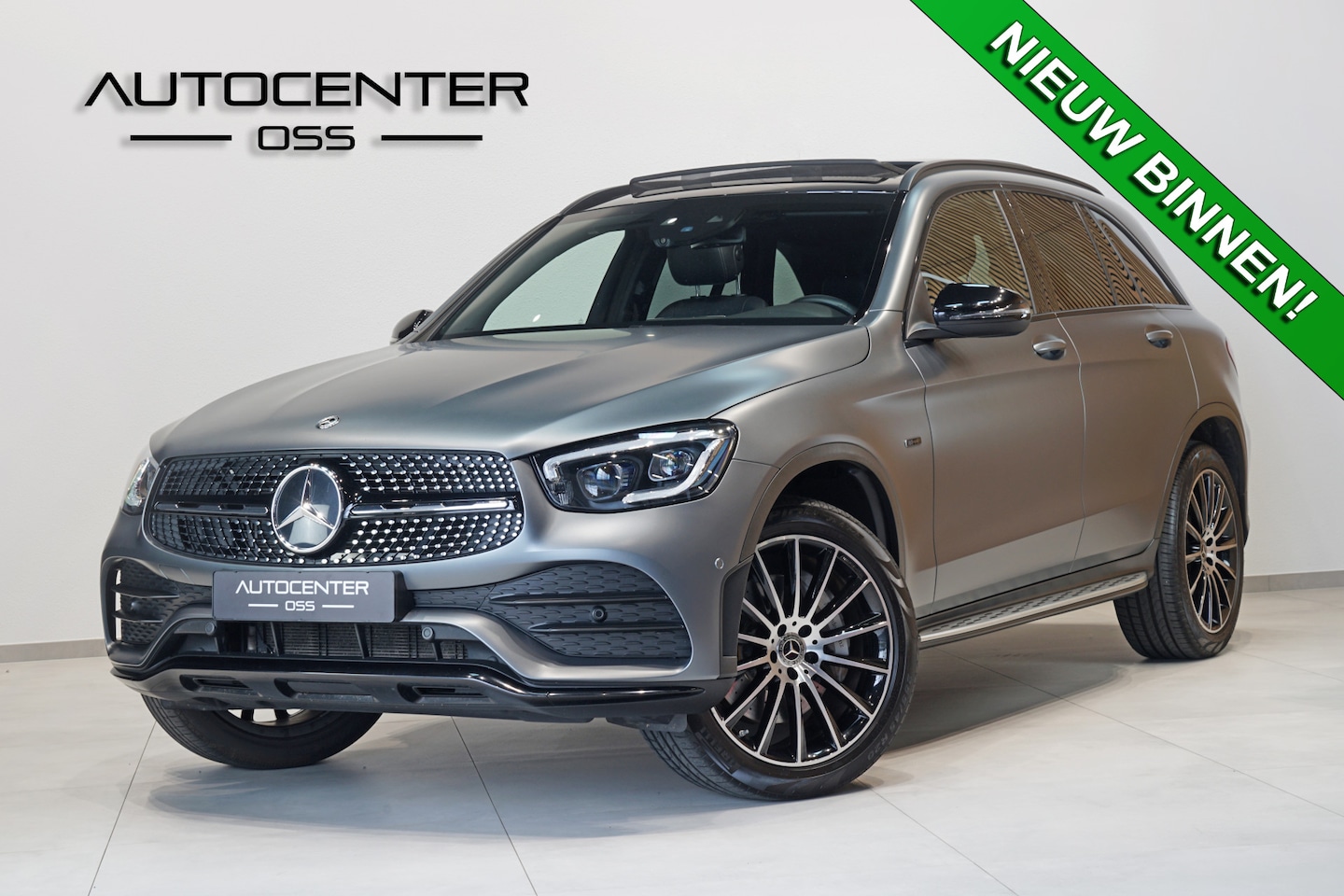 Mercedes-Benz GLC-klasse - 300e 4MATIC AMG ✅ MATGRIJS ✅ PANO ✅ BURMESTER ✅ MULTIBEAM ✅ MERCEDES GARANTIE - AutoWereld.nl