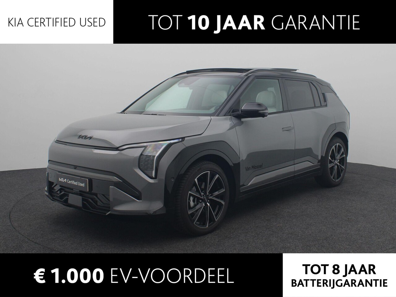 Kia EV3 - GT-PlusLine 81.4 kWh Leder | Pano Dak | Elektrische stoel met geheugen | 360 Camera | Dode - AutoWereld.nl
