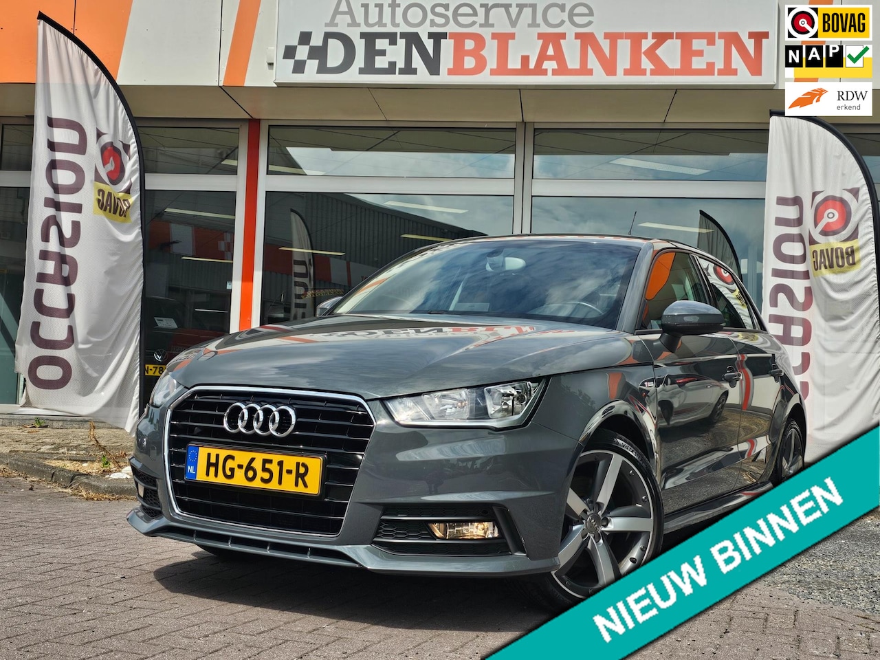 Audi A1 Sportback - 1.4 TFSI Sport S Line 5drs BJ.11-2015 / Navi / Clima / Half Leer / Pdc / 17"Lmv !! - AutoWereld.nl