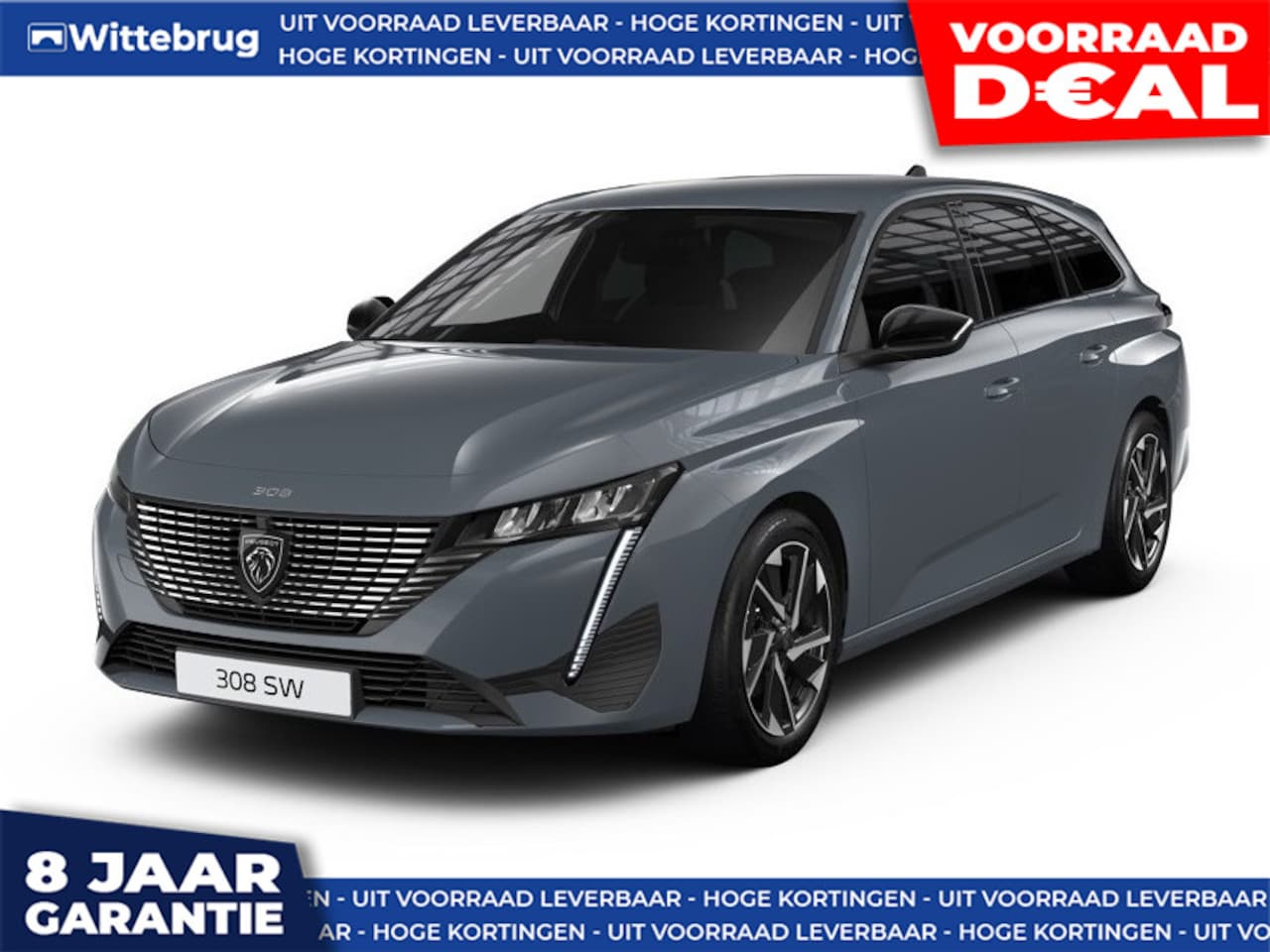 Peugeot 308 SW - 1.2 Hybrid 136 e-DCS6 Allure ACCES PACK - DIRECT RIJDEN - 8 JAAR GARANTIE - AutoWereld.nl