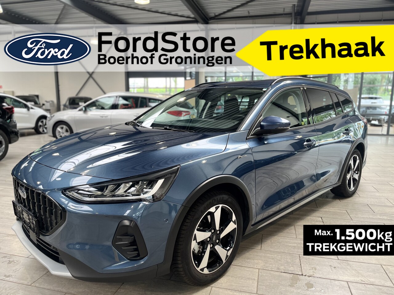 Ford Focus Wagon - EcoBoost 155PK Hybrid Active | Trekhaak | Adapt. Cruise | Winter Pack | LED | Camera | Dra - AutoWereld.nl