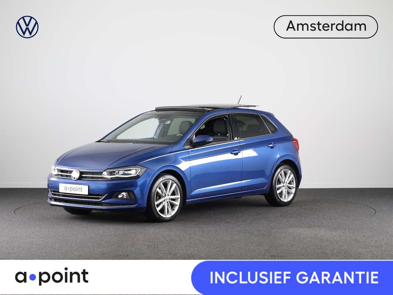 Volkswagen Polo - 1.0 TSI Highline 95 pk Automaat (DSG) | Navigatie | Panoramadak | Parkeersensoren | Adapti - AutoWereld.nl