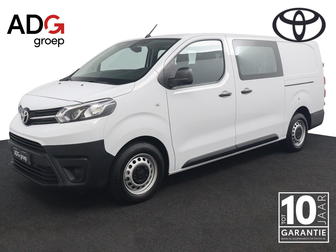 Toyota PROACE Long Worker - Dubbele Cabine 2.0 D-4D Live | Dubbele Cabine | Twee Schuifdeuren | Parkeersensoren | - AutoWereld.nl