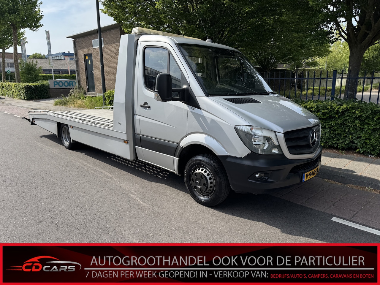 Mercedes-Benz Sprinter - 318 3.0 CDI 432 Tijhofbak Oprijwagen - AutoWereld.nl