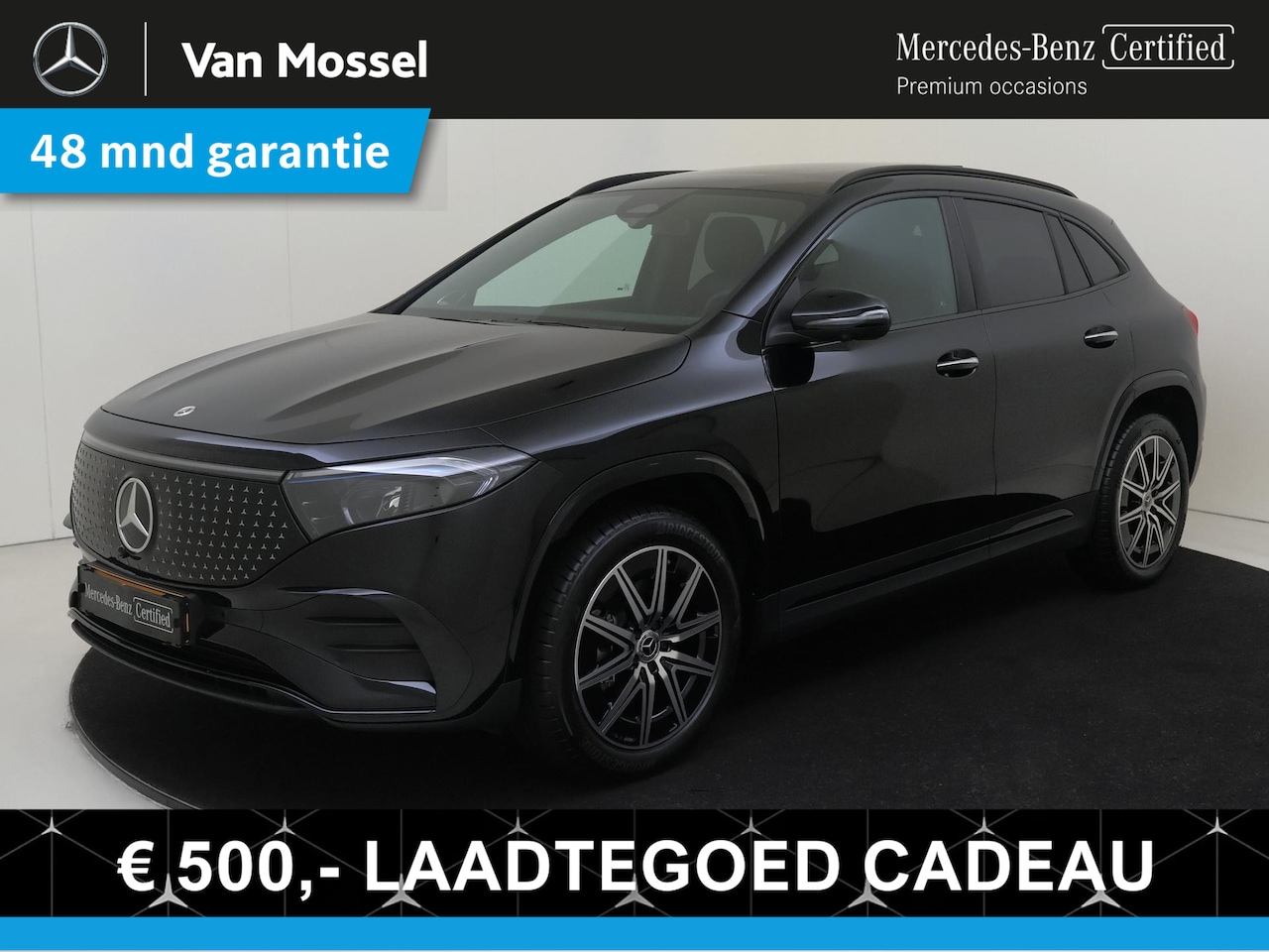 Mercedes-Benz EQA - 250+ AMG Line 71 kWh / Stoelverwarming / 360Graden-Camera / Panaroma-schuifdak / Night-Pak - AutoWereld.nl