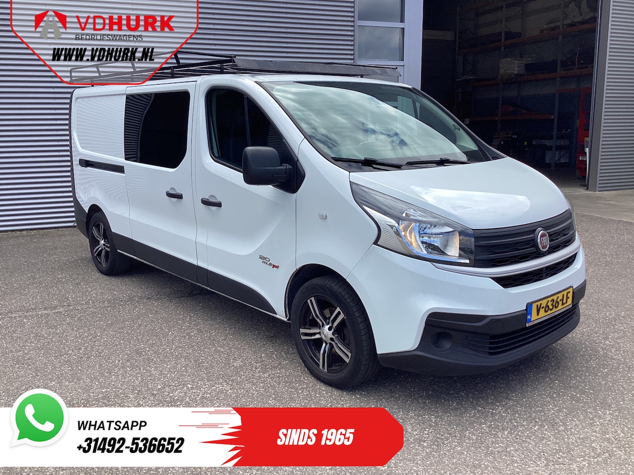 Fiat Talento - 1.6 MJ 125 pk L2 DC Dubbel Cabine EXPORT ONLY Airco/ Android/ Camera/ Imperiaal - AutoWereld.nl