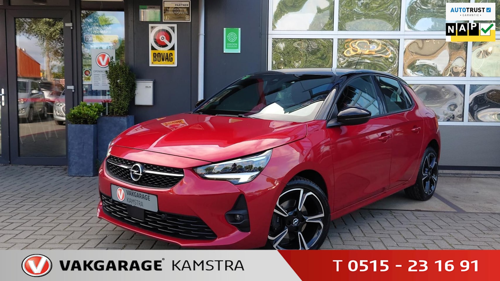 Opel Corsa - 1.2 GS Line AA+ACP/PDC+Cam/WInterpak./DigiDash - AutoWereld.nl