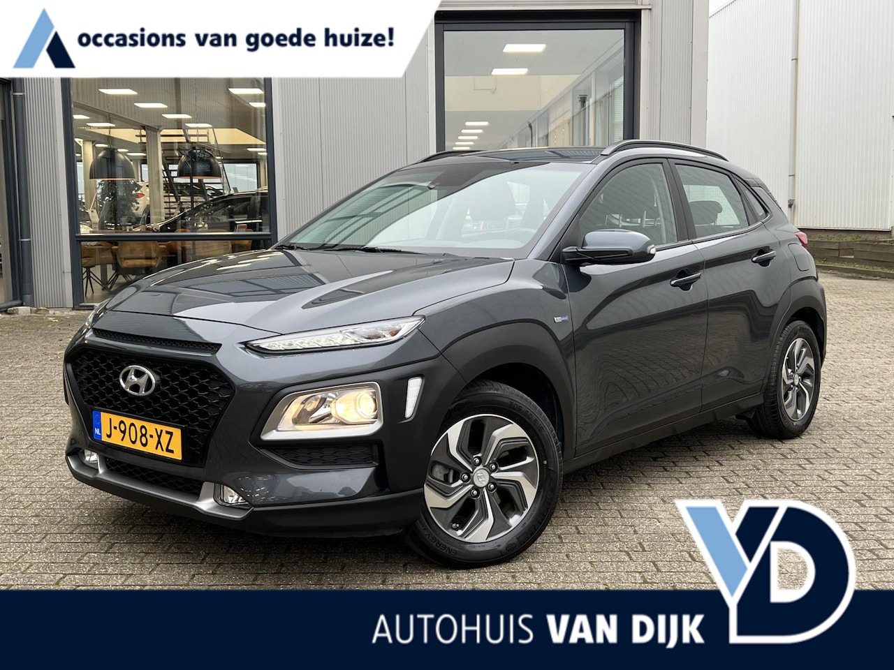 Hyundai Kona - 1.6 GDI HEV Comfort Smart | Carplay/Cruise control/16-inch/Trekhaak/Parkeercamera - AutoWereld.nl