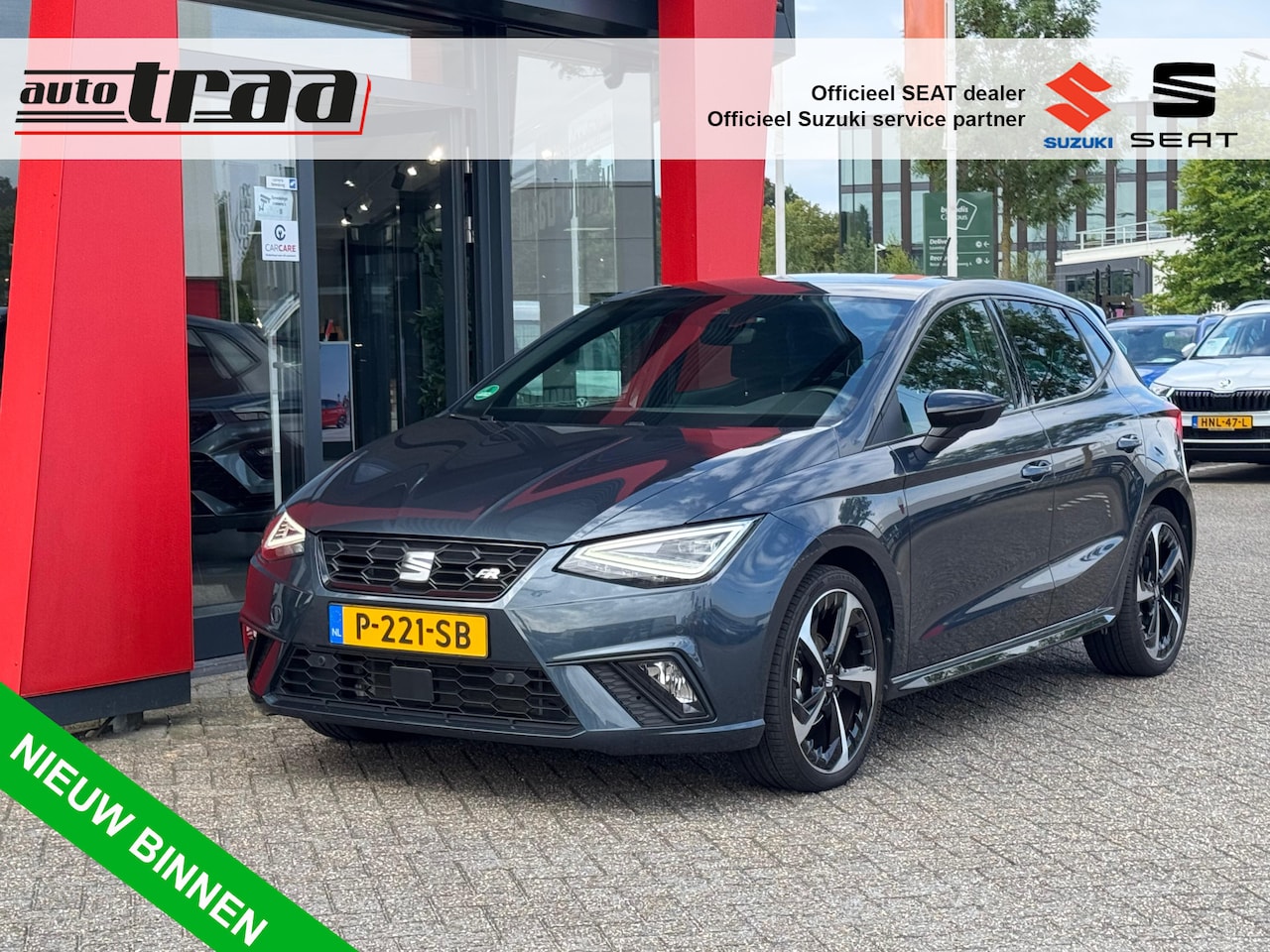 SEAT Ibiza - 1.0 EcoTSI FR Business Intense / 18 inch / Full led / Dakspoiler / Zijskirts / - AutoWereld.nl