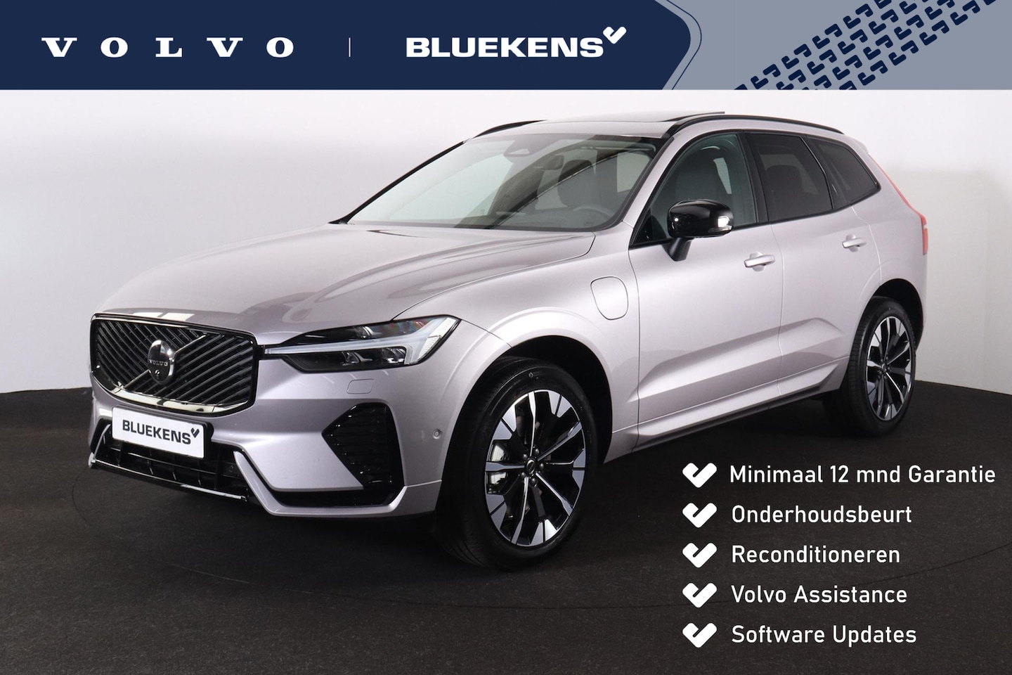 Volvo XC60 - T8 Recharge AWD Ultra Dark - LONG RANGE - Panorama/schuifdak - IntelliSafe Assist & Surrou - AutoWereld.nl