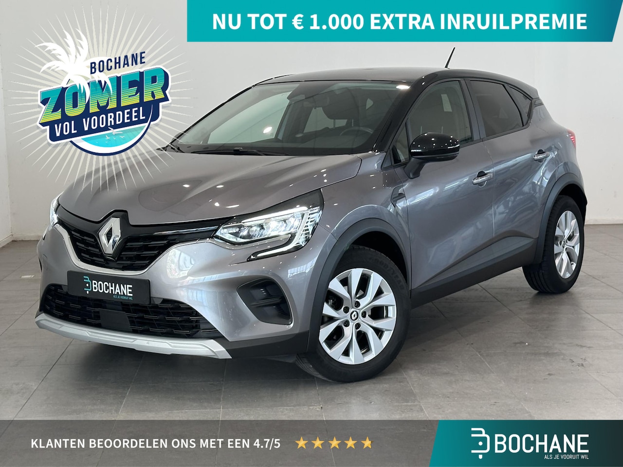 Renault Captur - 1.0 TCe 100 Bi-Fuel Zen | Airco | Cruise Control | Lichtmetalen velgen 17" | Apple Carplay - AutoWereld.nl