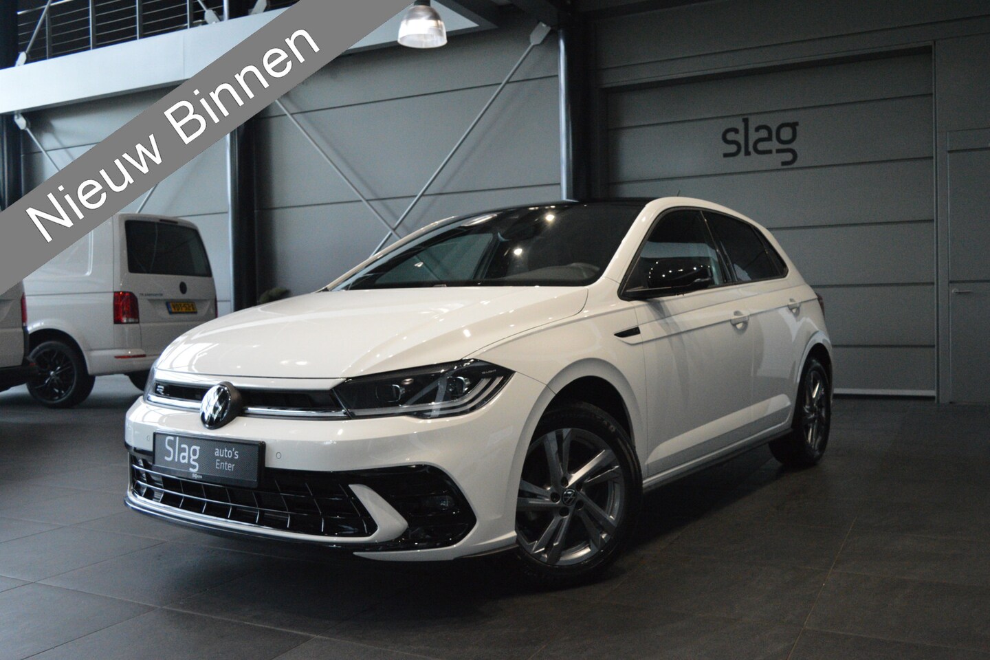 Volkswagen Polo - 1.0 TSI 2X R-LINE clima camera led pdc keyless 16 inch !! - AutoWereld.nl