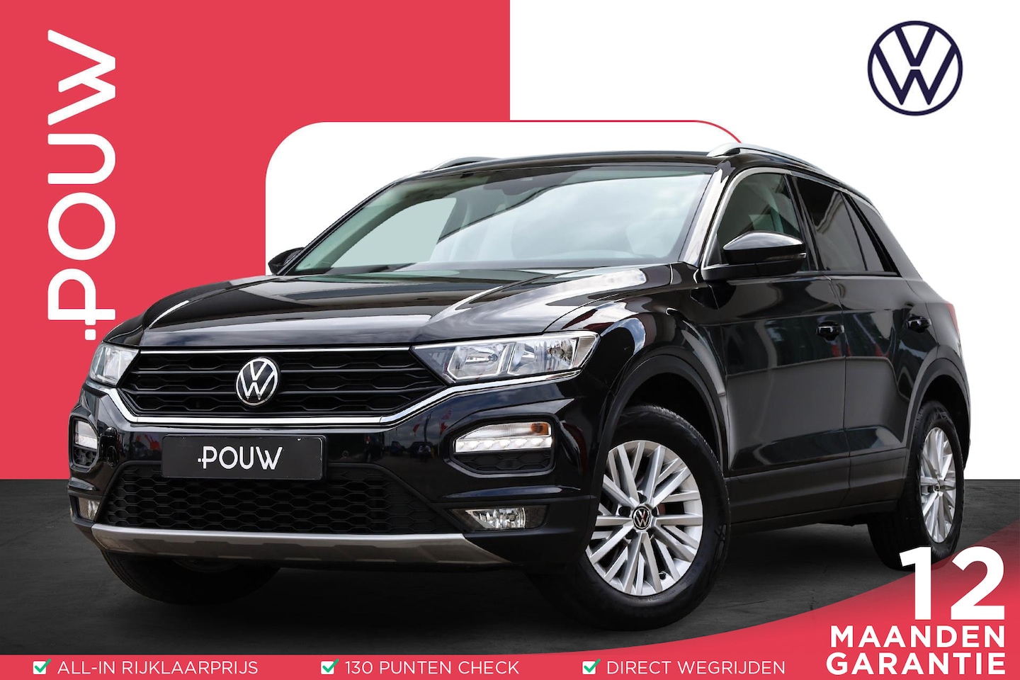 Volkswagen T-Roc - 1.0 TSI 110pk Style | Trekhaak | Climate Control | Cruise Control Adaptief | Navigatie | C - AutoWereld.nl