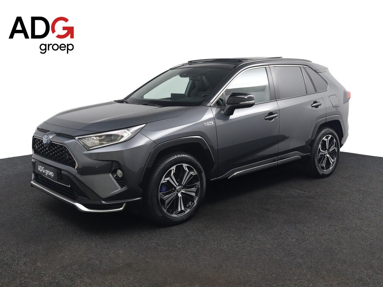 Toyota RAV4 - 2.5 Plug-in Hybrid AWD Bi-Tone Plus | Schuif- Kanteldak | Head Up Display | Lederen Bekled - AutoWereld.nl