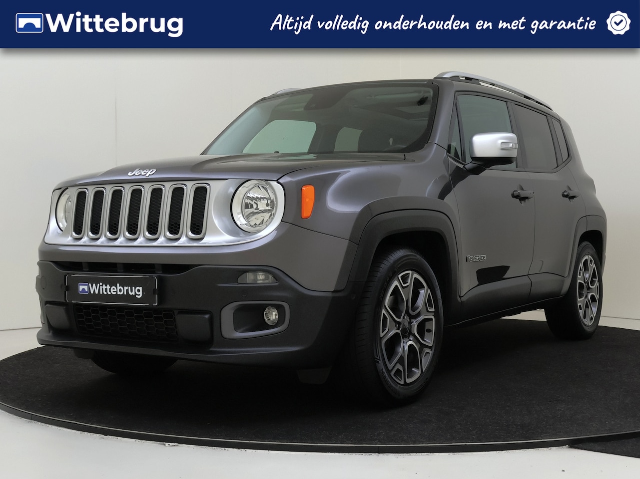 Jeep Renegade - 1.4 MultiAir 140PK Limited | Automaat | Navigatie | Parkeerhulp V+A | - AutoWereld.nl