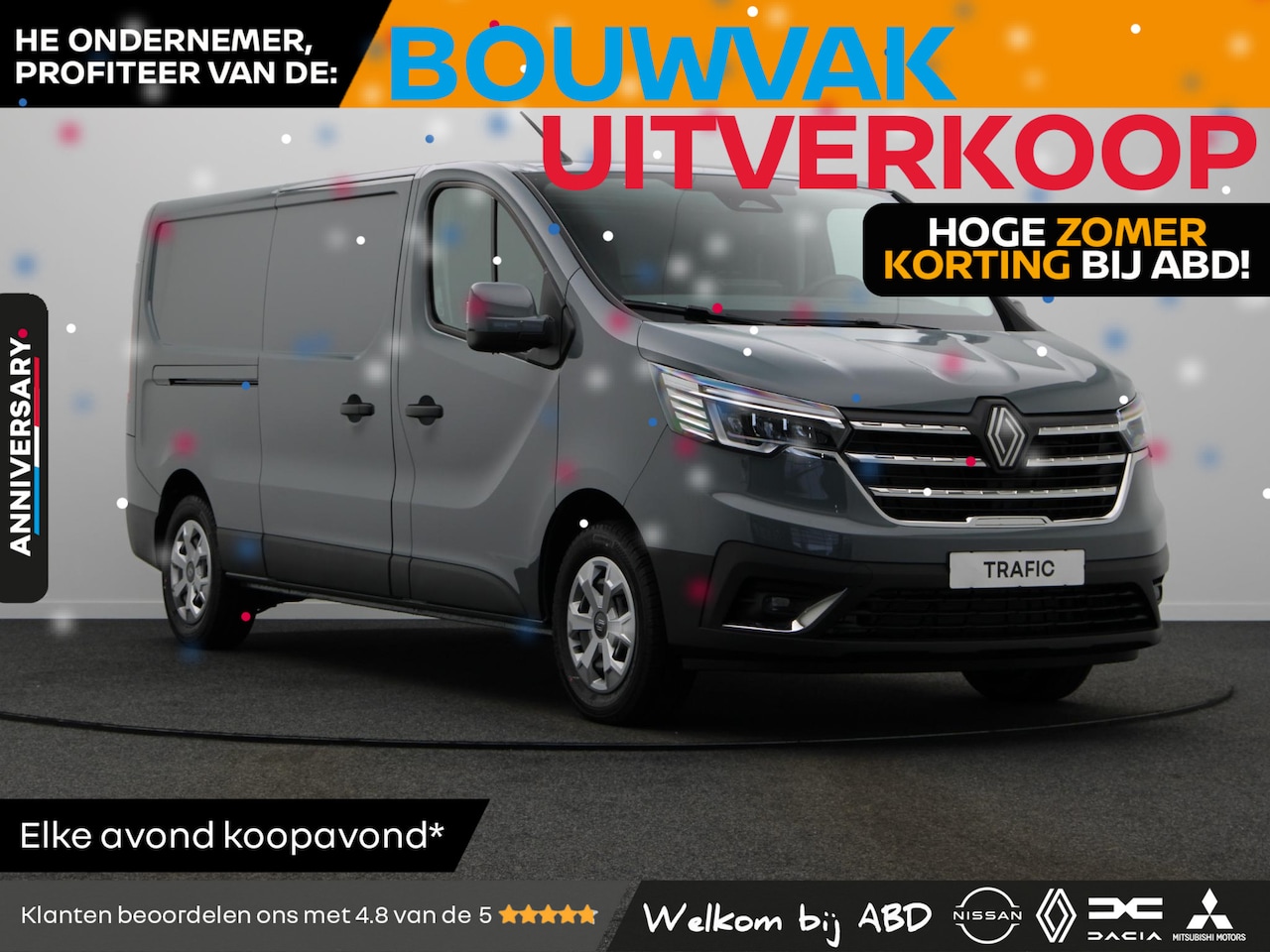 Renault Trafic - 2.0 dCi 130 T30 L2H1 Advance | Trekhaak | Laadruimtepakket | Achteruitrijcamera | - AutoWereld.nl