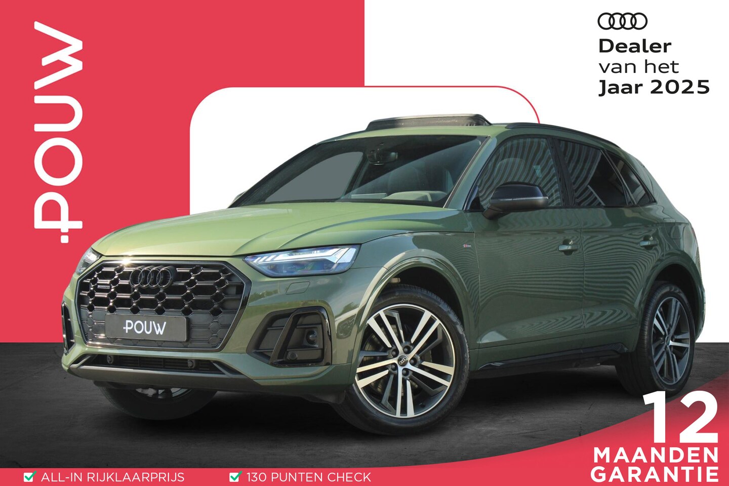 Audi Q5 - 55 TFSIe 367pk quattro Competition | Stoelmassage | Stoelverwarming | Panoramadak | Apple - AutoWereld.nl