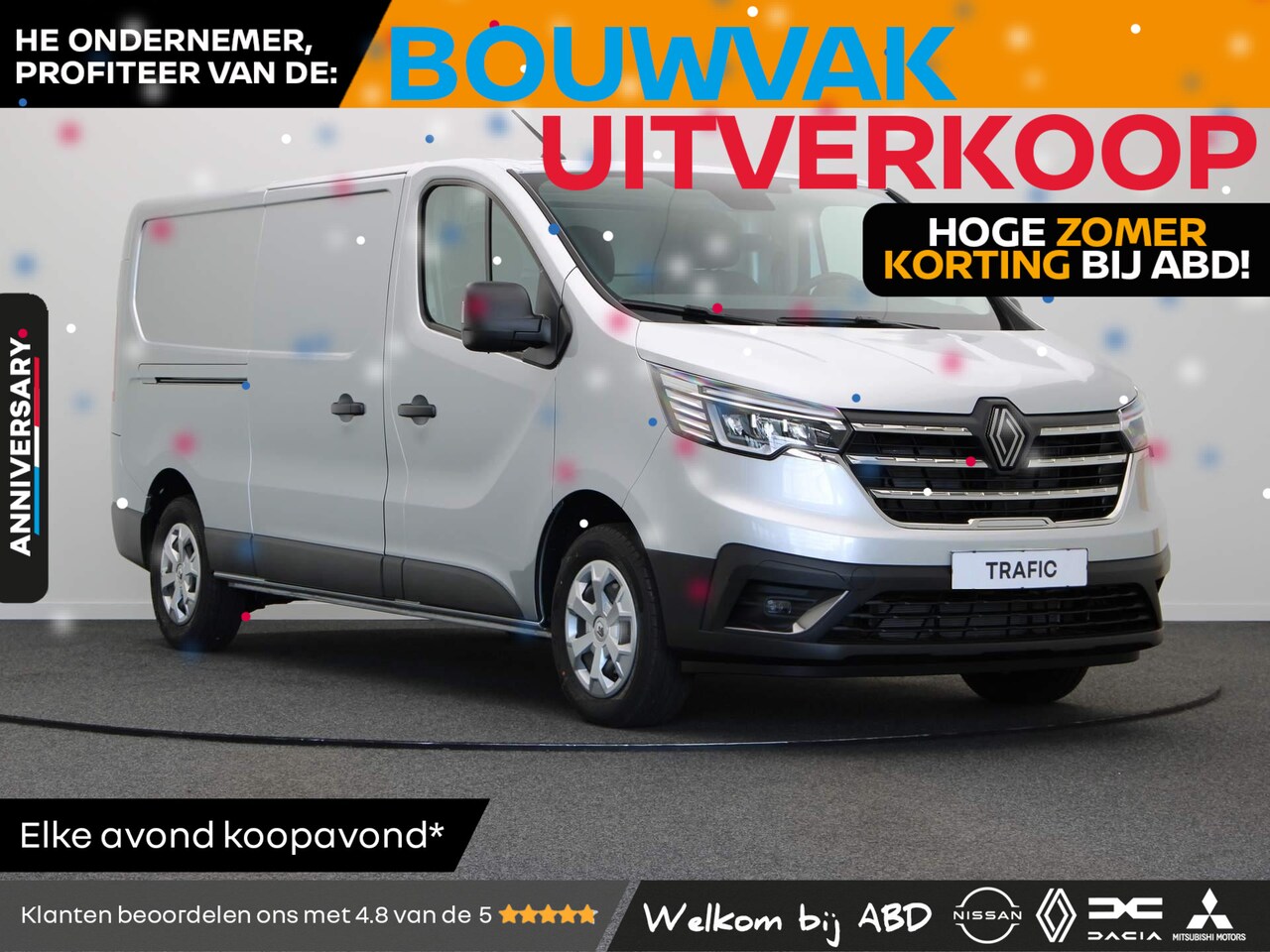 Renault Trafic - 2.0 dCi 130 T30 L2H1 Advance | Trekhaak | Laadruimtepakket | Achteruitrijcamera | Vierseiz - AutoWereld.nl
