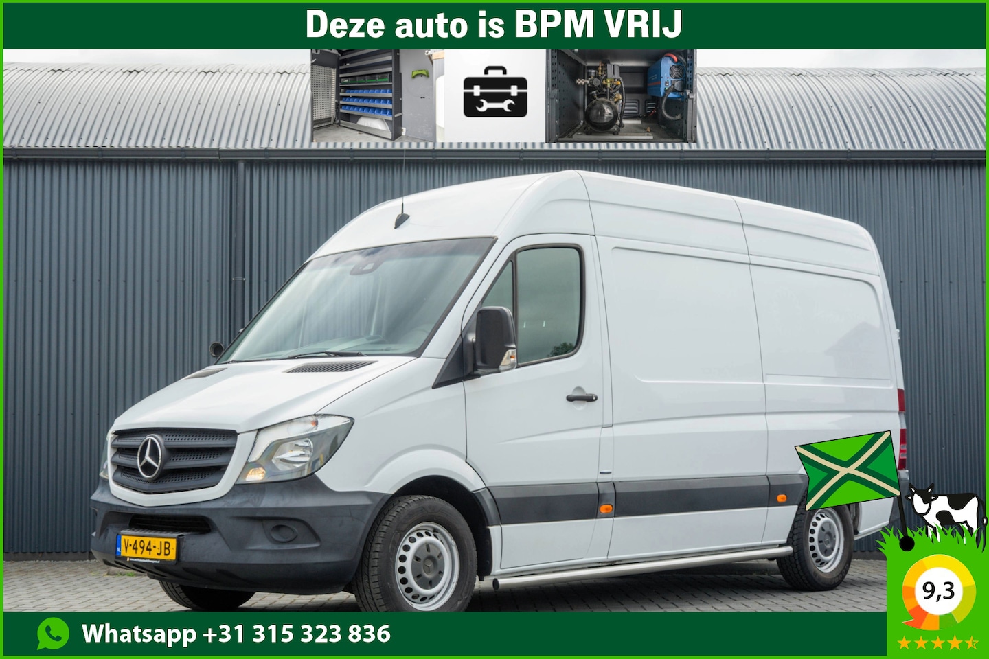 Mercedes-Benz Sprinter - 311 CDI L2H2 | Camera | Inrichting | Omvormer | Oprijplaat | Airco | Euro 6 - AutoWereld.nl