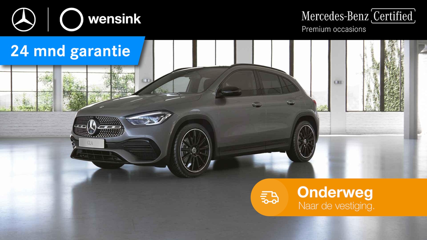 Mercedes-Benz GLA-Klasse - 200 AMG Line | Night | Panoramadak | Widescreen | Achteruitrijcamera | - AutoWereld.nl