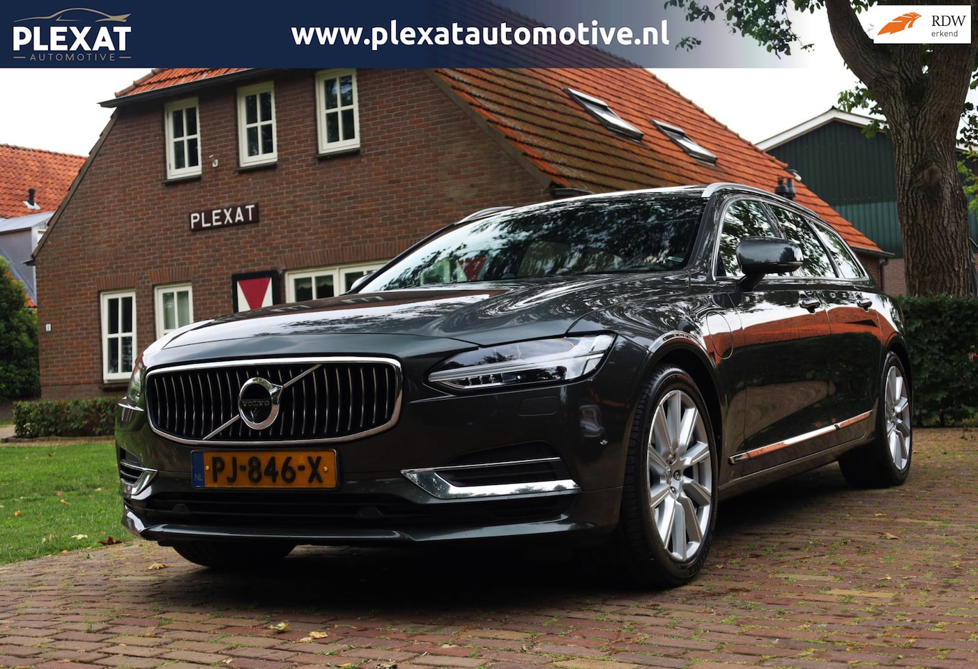 Volvo V90 - 2.0 T8 AWD Inscription Aut. | Orig. NL | Bowers & Wilkins | Panorama | Historie | HUD | NA - AutoWereld.nl
