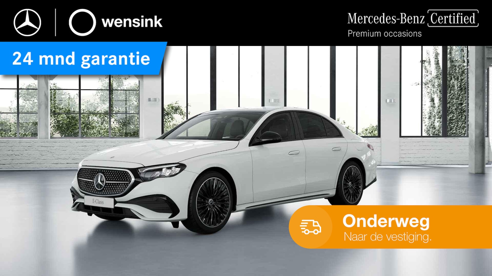Mercedes-Benz E-klasse - 300 e AMG Line | AMG | Panoramadak | Winter pakket | Night pakket | 20 inch | - AutoWereld.nl