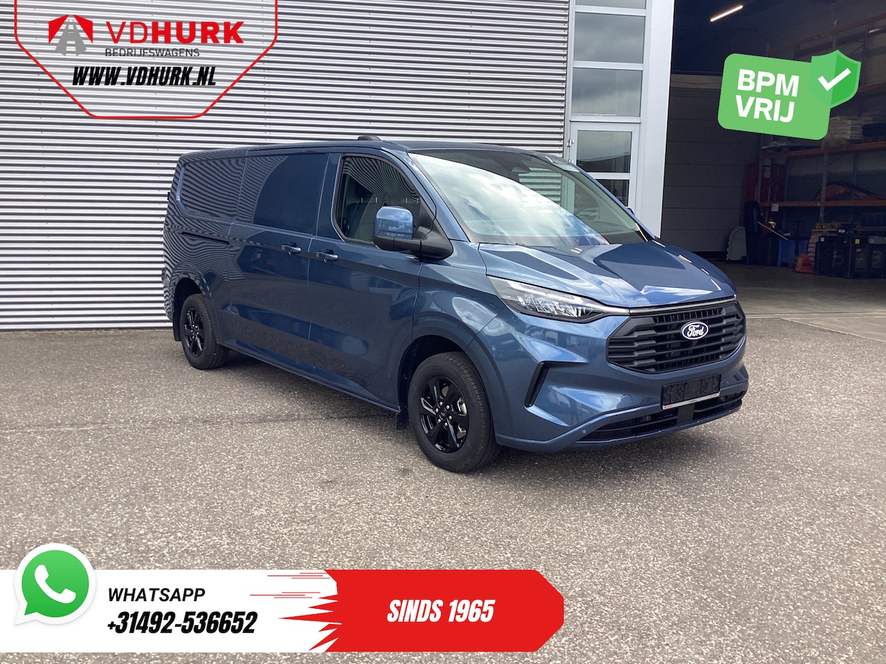 Ford Transit Custom - 300 2.0 TDCI 150 pk L2 Limited BPM VRIJ! Garantie tot 3-28'/ LED/ Adapt.Cruise/ Navi/ Stuu - AutoWereld.nl